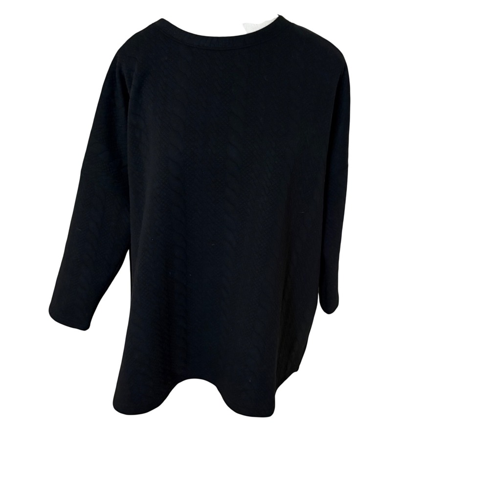 TUCKERNUCK SPORT Black Long Sleeve Detailed top size M/L